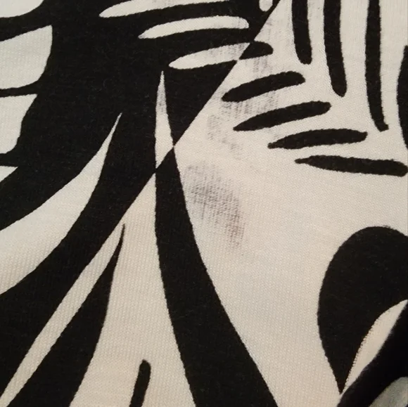 Sunshine 79 Optic Tropic Wide-Leg Relaxed Jumpsuit In Black/White Size SM - Picture 13 of 13